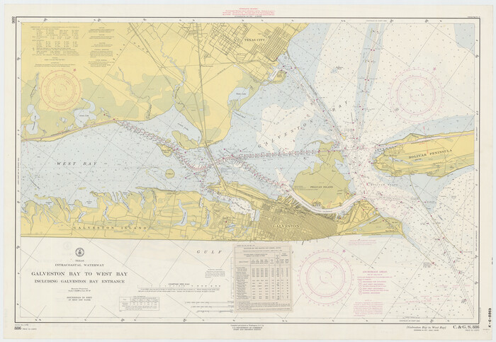 69934, Intracoastal Waterway - Galveston Bay to West Bay including Galveston Bay Entrance, General Map Collection