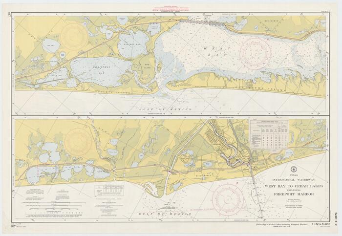 69935, Intracoastal Waterway - Galveston Bay to West Bay including Galveston Bay Entrance, General Map Collection