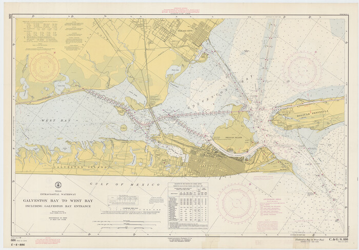 69936, Intracoastal Waterway - Galveston Bay to West Bay including Galveston Bay Entrance, General Map Collection