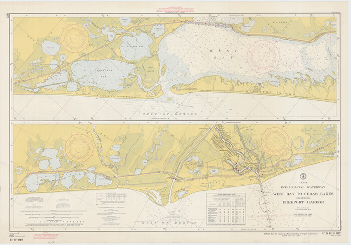 69937, Intracoastal Waterway - Galveston Bay to West Bay including Galveston Bay Entrance, General Map Collection