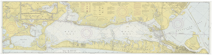 69938, Nautical Chart 887-SC Intracoastal Waterway - Galveston Bay to Cedar Lakes including the Brazos and San Bernard Rivers, Texas, General Map Collection