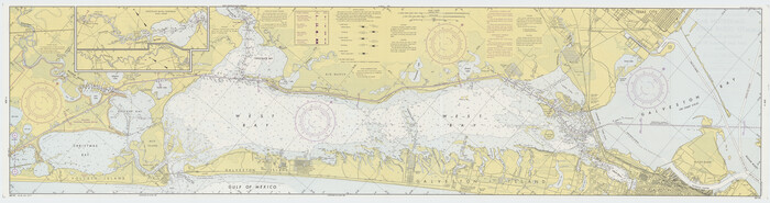 69938, Nautical Chart 887-SC Intracoastal Waterway - Galveston Bay to Cedar Lakes including the Brazos and San Bernard Rivers, Texas, General Map Collection