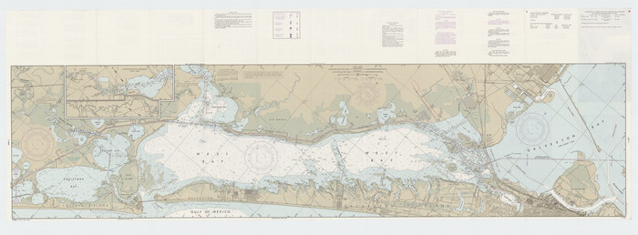69940, Nautical Chart 11332 - Intracoastal Waterway - Galveston Bay to Cedar Lakes, General Map Collection
