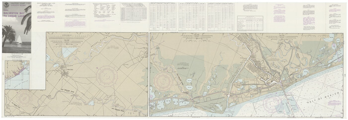 69941, Nautical Chart 11332 - Intracoastal Waterway - Galveston Bay to Cedar Lakes, General Map Collection