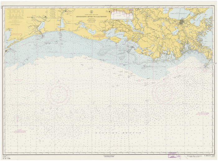 69944, Mississippi River to Galveston, General Map Collection