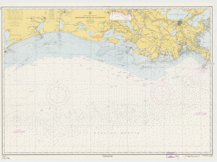 69944, Mississippi River to Galveston , General Map Collection