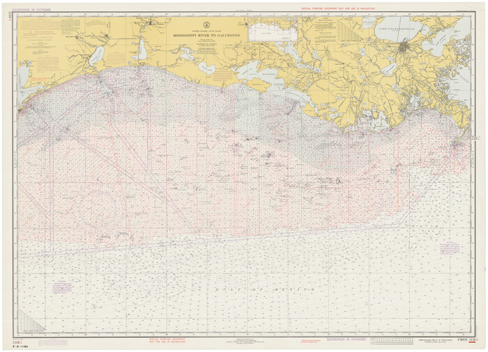 69946, Mississippi River to Galveston, General Map Collection
