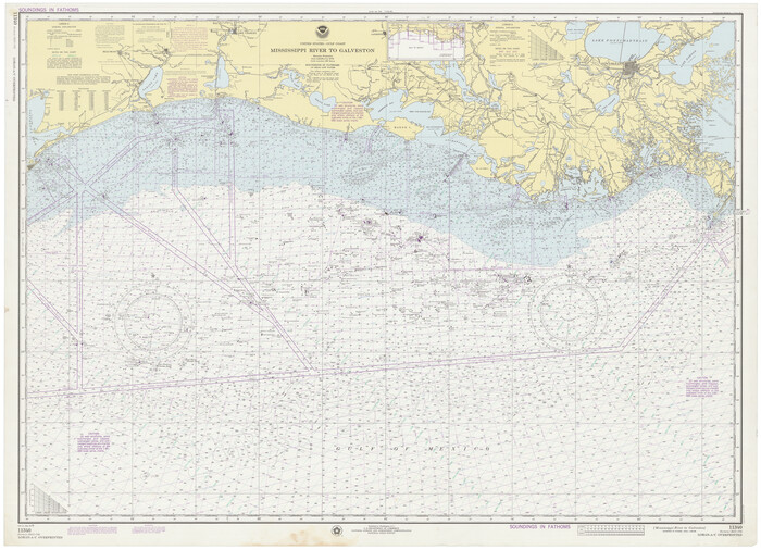 69947, Mississippi River to Galveston, General Map Collection