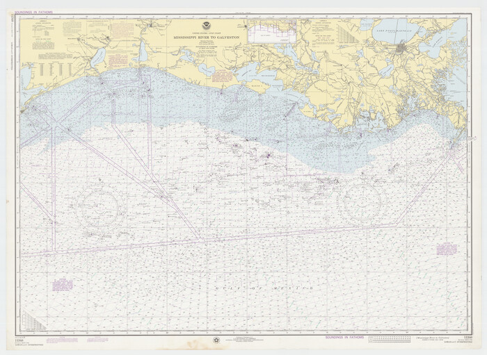 69947, Mississippi River to Galveston , General Map Collection