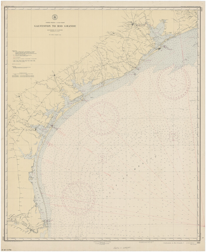 69952, Galveston to Rio Grande, General Map Collection