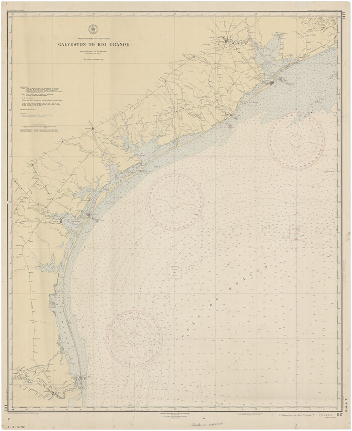 69953, Galveston to Rio Grande, General Map Collection