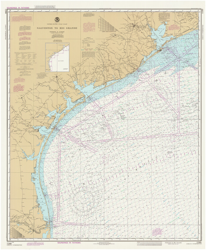 69958, Galveston to Rio Grande, General Map Collection