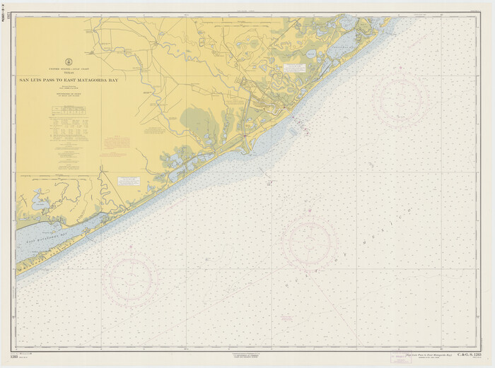 69963, San Luis Pass to East Matagorda Bay, General Map Collection