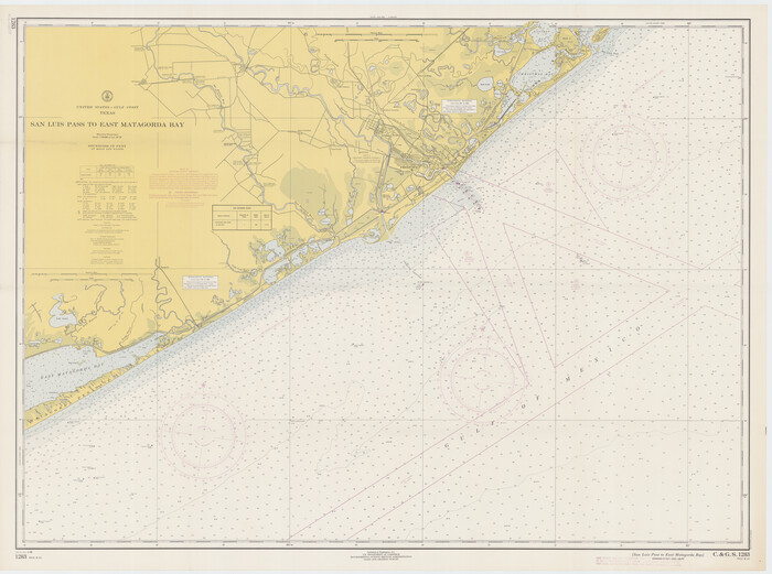 69965, San Luis Pass to East Matagorda Bay, General Map Collection