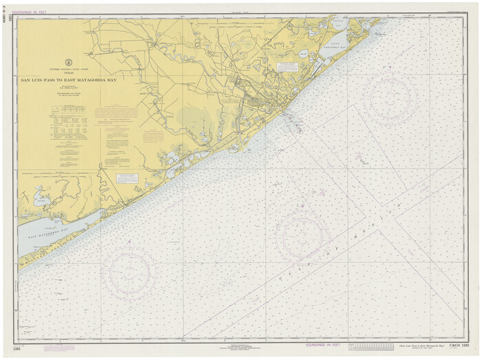 69967, San Luis Pass to East Matagorda Bay, General Map Collection