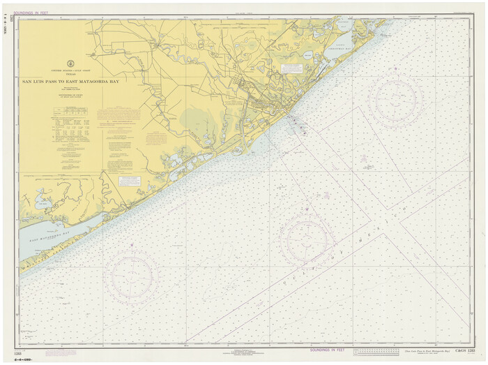 69968, San Luis Pass to East Matagorda Bay, General Map Collection