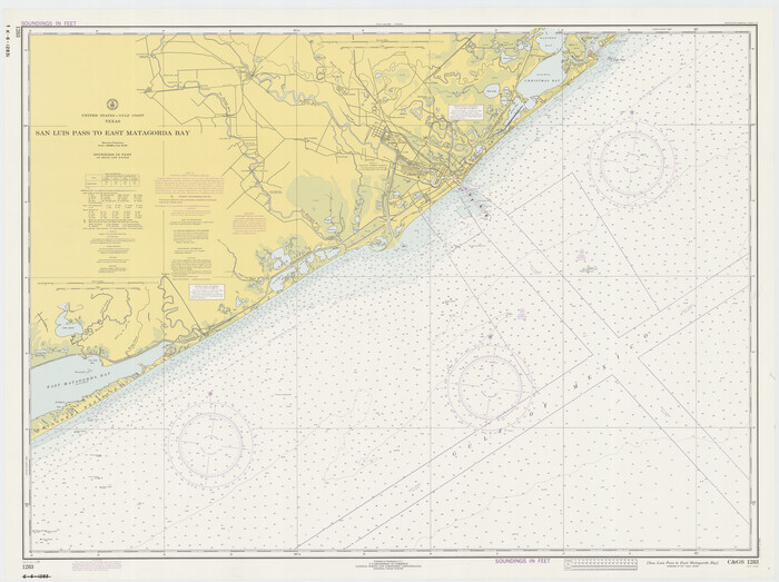 69968, San Luis Pass to East Matagorda Bay, General Map Collection