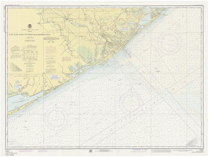 69969, San Luis Pass to East Matagorda Bay, General Map Collection