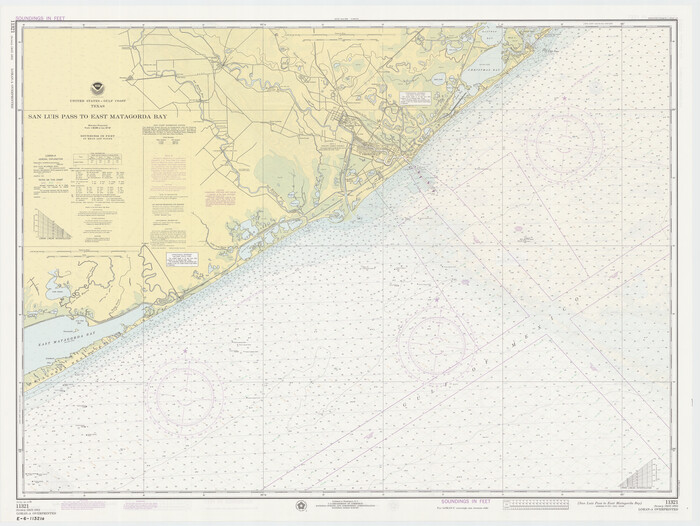 69969, San Luis Pass to East Matagorda Bay, General Map Collection