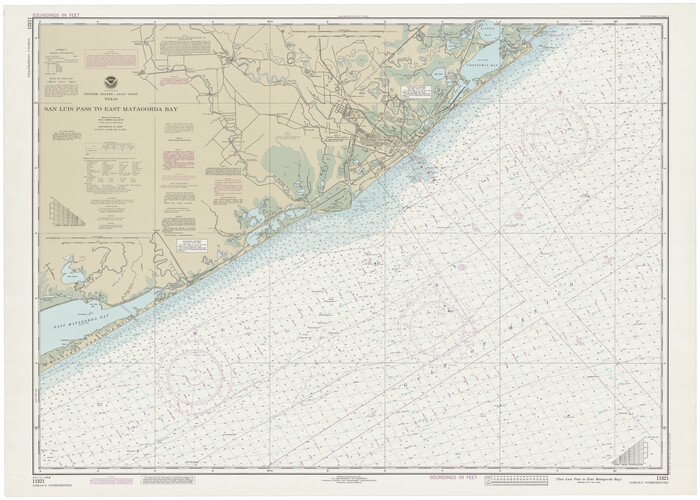 69971, San Luis Pass to East Matagorda Bay, General Map Collection