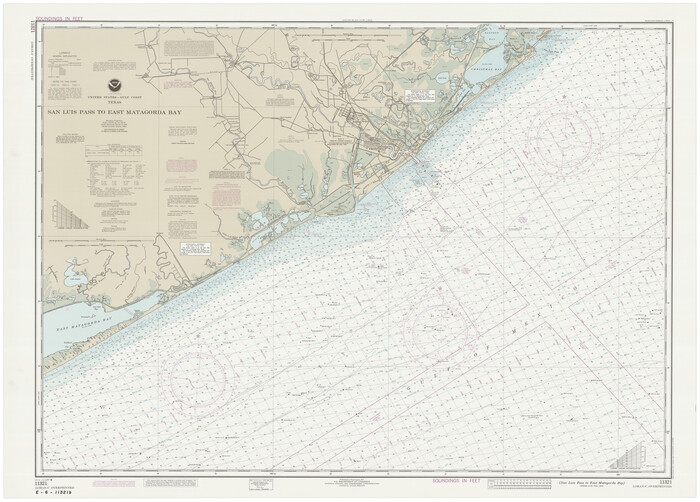 69972, San Luis Pass to East Matagorda Bay, General Map Collection
