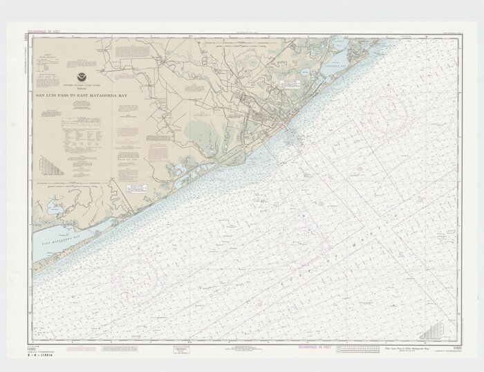 69972, San Luis Pass to East Matagorda Bay, General Map Collection