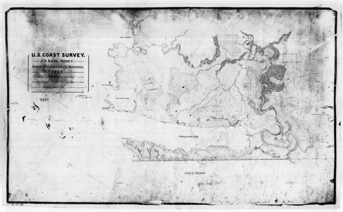 69978, Part of Matagorda Bay & Peninsula, Texas, General Map Collection