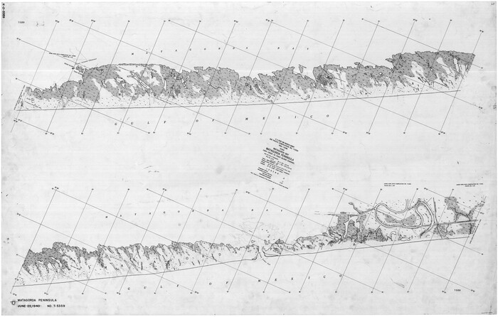 69991, Texas, Matagorda Bay, Matagorda Peninsula, Cany Creek to Tiger Island Channel, General Map Collection