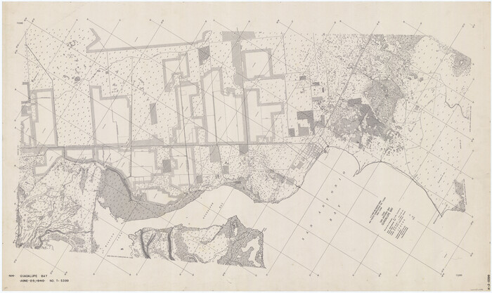 69999, Texas, San Antonio Bay, Guadalupe Bay, General Map Collection