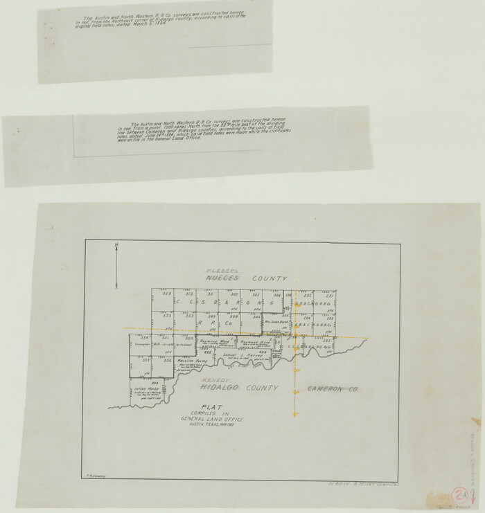 70003, Kenedy County Working Sketch 2a, General Map Collection