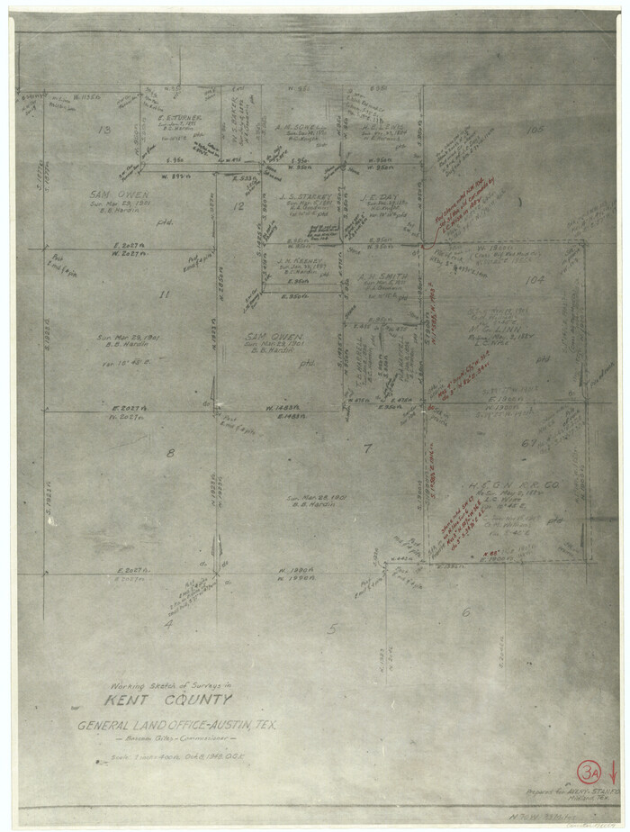 70009, Kent County Working Sketch 3a, General Map Collection