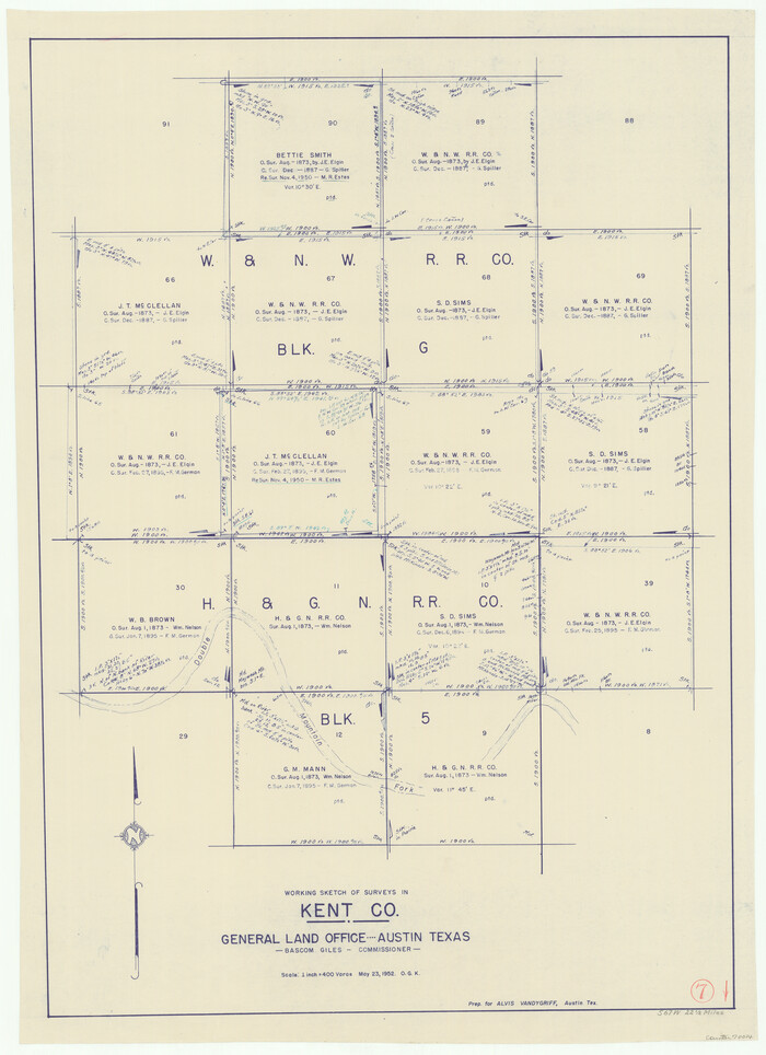 70014, Kent County Working Sketch 7, General Map Collection