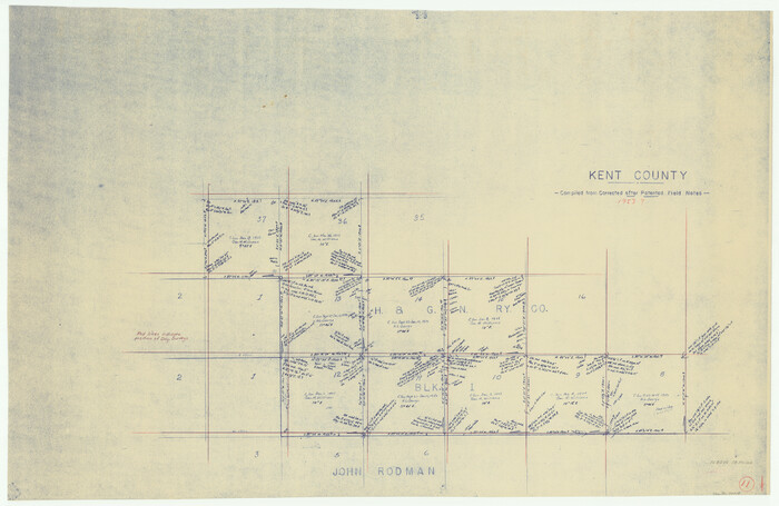 70018, Kent County Working Sketch 11, General Map Collection