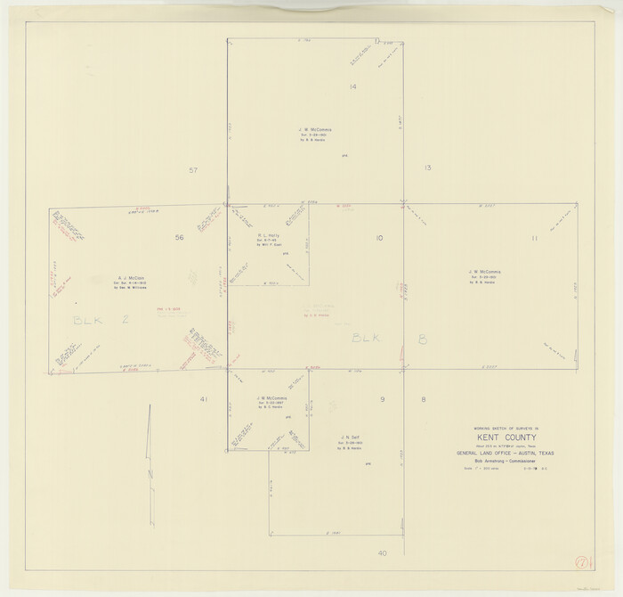 70024, Kent County Working Sketch 17, General Map Collection