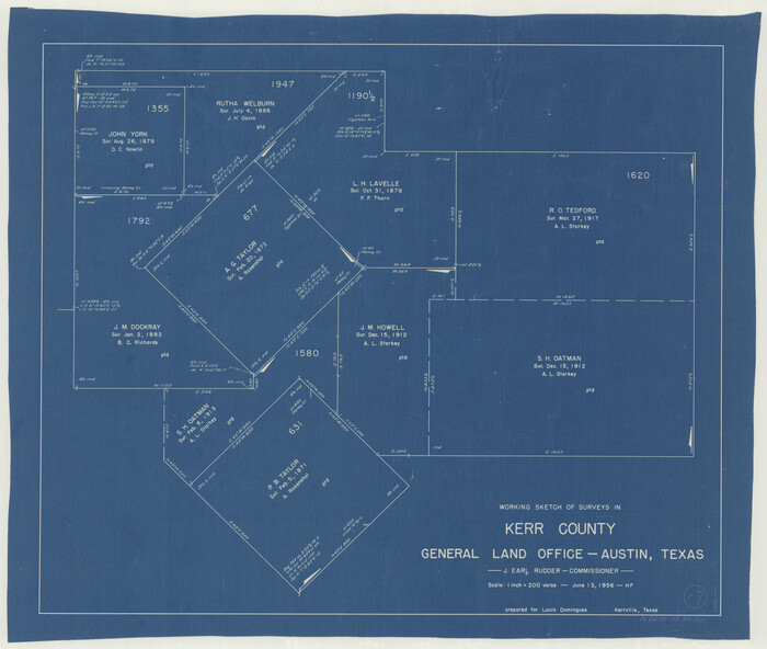 70048, Kerr County Working Sketch 17, General Map Collection