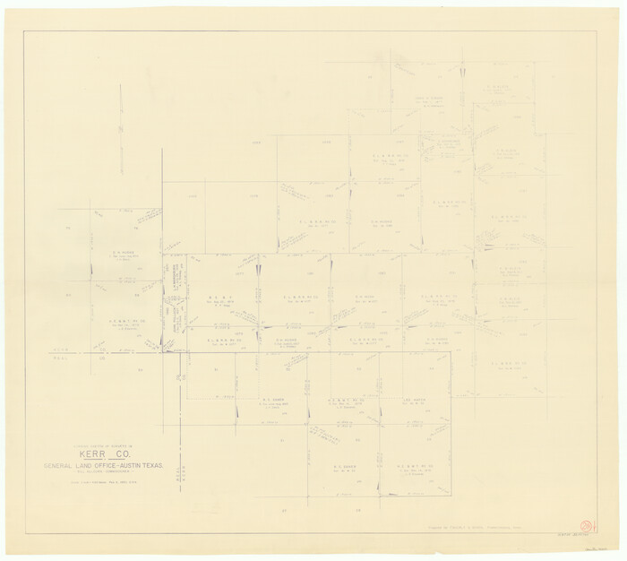 70051, Kerr County Working Sketch 20, General Map Collection
