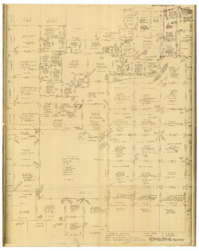 70053, Kerr County Working Sketch 22, General Map Collection