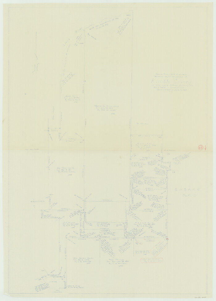70137, Kimble County Working Sketch 69, General Map Collection