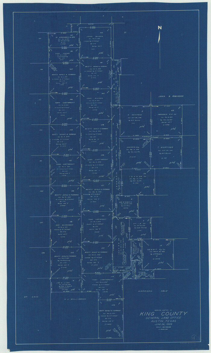 70168, King County Working Sketch 4, General Map Collection