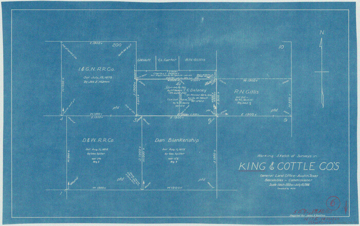 70170, King County Working Sketch 6, General Map Collection