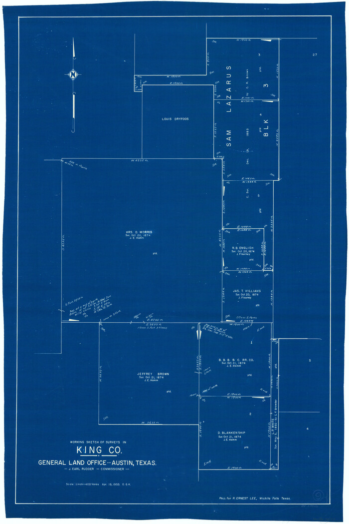 70173, King County Working Sketch 9, General Map Collection