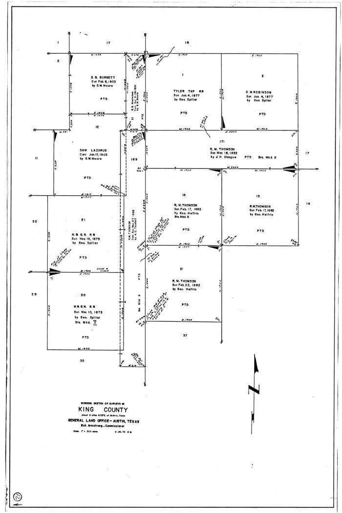 70176, King County Working Sketch 12, General Map Collection