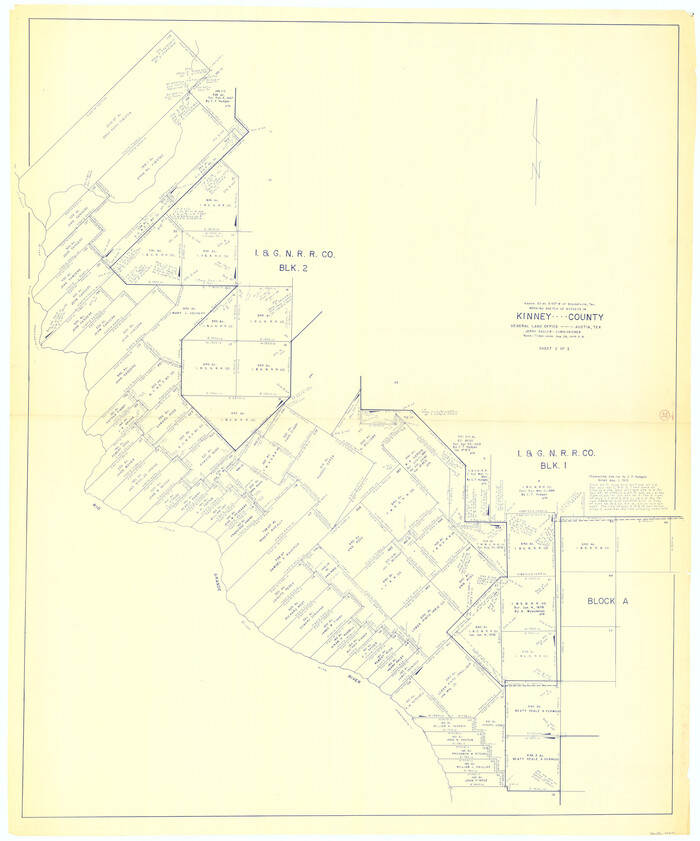 70217, Kinney County Working Sketch 35, General Map Collection