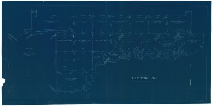 70242, Kleberg County Working Sketch 1, General Map Collection