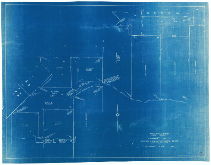 70251, Knox County Working Sketch 9, General Map Collection