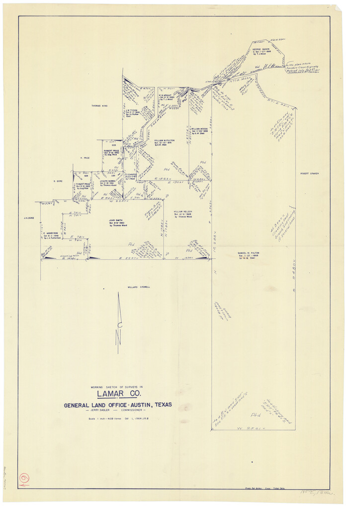 70267, Lamar County Working Sketch 6, General Map Collection
