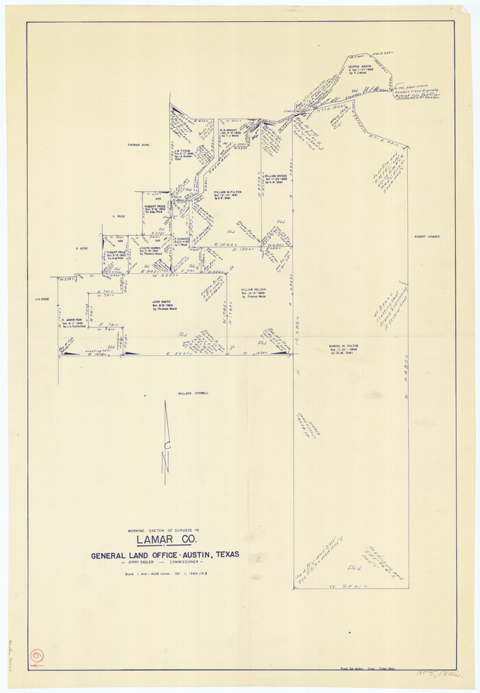70267, Lamar County Working Sketch 6, General Map Collection