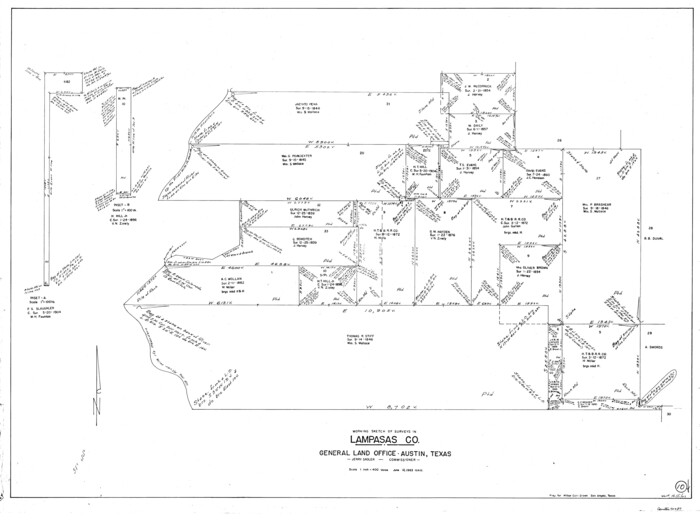 70287, Lampasas County Working Sketch 10, General Map Collection
