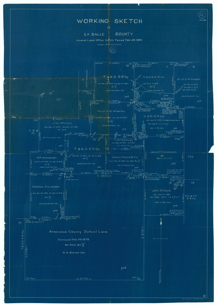 70312, La Salle County Working Sketch 11, General Map Collection