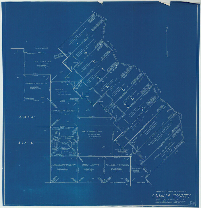 70315, La Salle County Working Sketch 14, General Map Collection